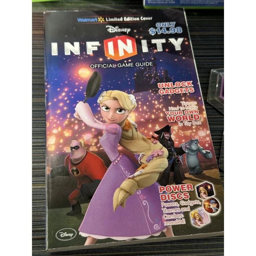 Disney Infinity Xbox 360 Jasmine Rapunzel‎ Anna Ronan Book Discs Figures Games